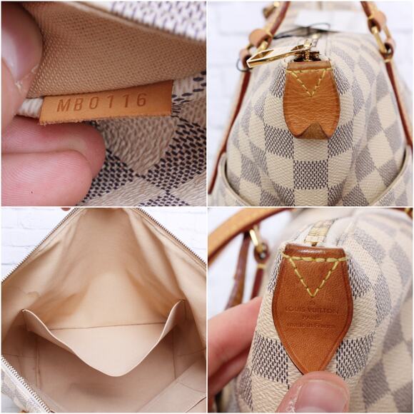 Louis Vuitton Totally MM Damier Azur Tote Shoulder Purse Handbag Leather A5631 - Picture 2 of 11